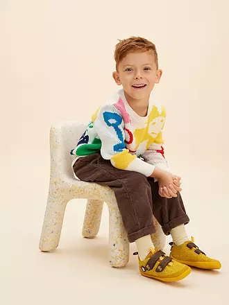 AFFENZAHN | Kinder Barfußschuhe KNIT HAPPY Tiger | 